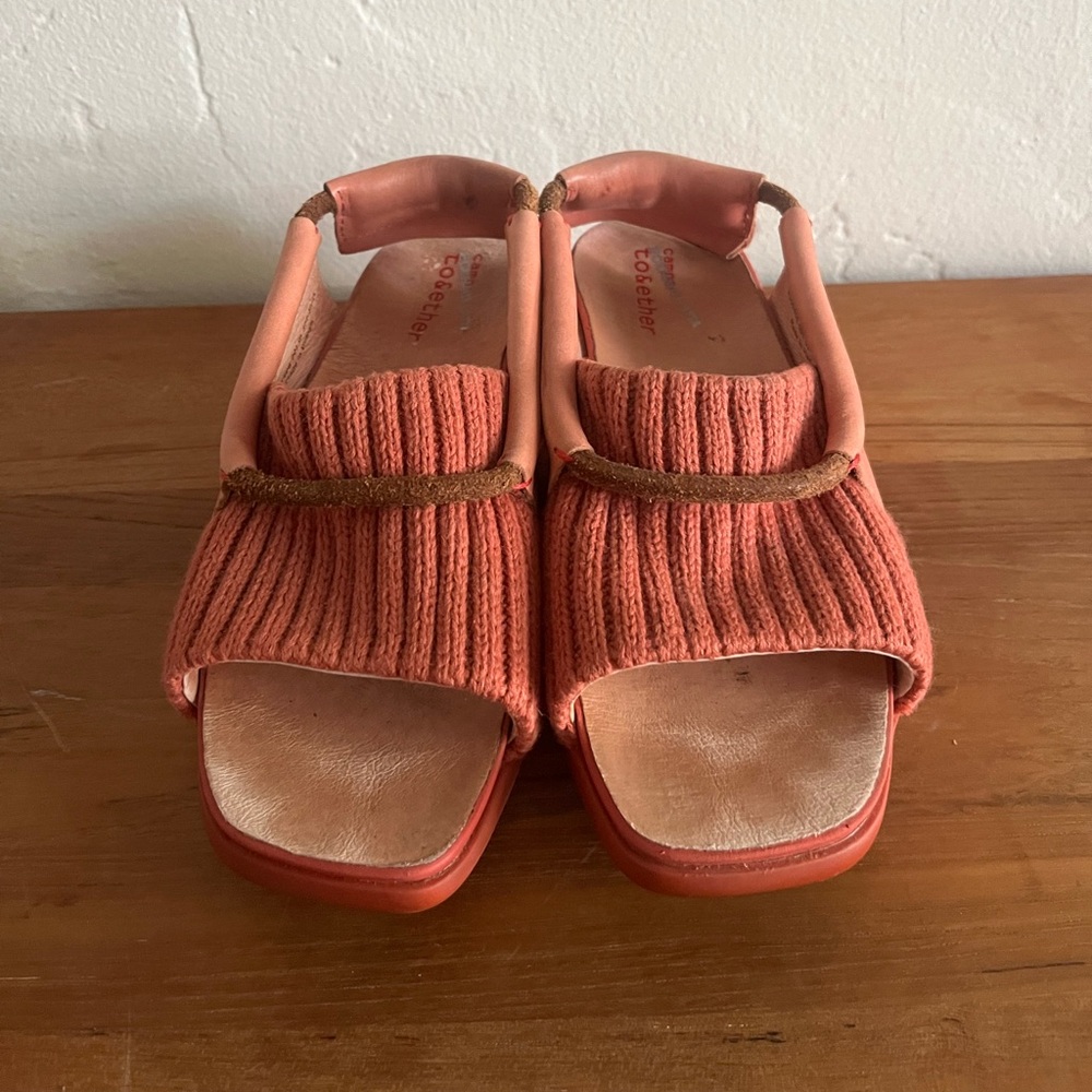 CAMPER ECKHAUS LATTA Sandals in Pink and Orange 37